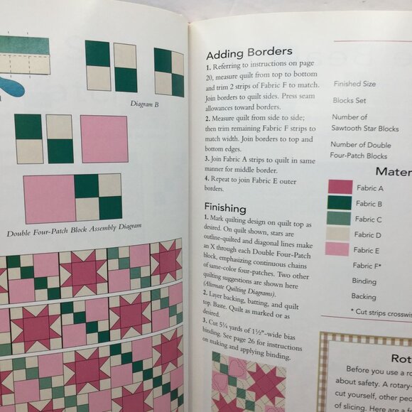 Marsha McCloskeys Quick Classic Quilts Four Patches Feathered Stars Leisure Arts - Picture 7 of 12